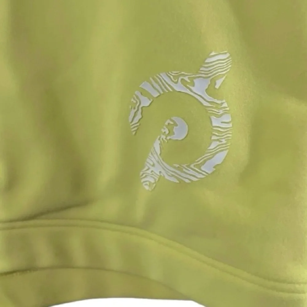 EUC PELOTON Cadent Bike Cycling Shorts 5” Yellow Stretch-Knit Performance Fabric